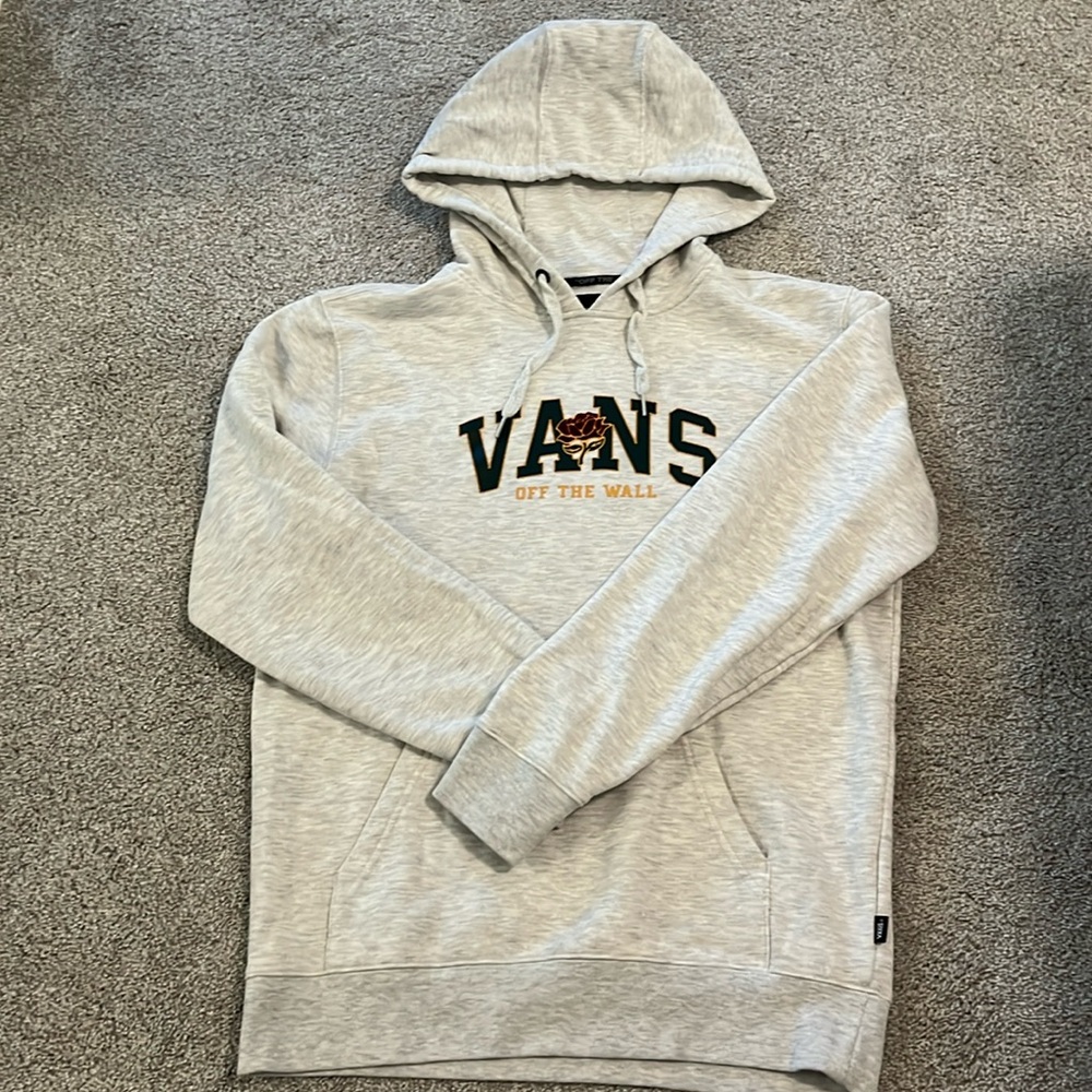 Men’s Vans light Heathered Gray Hoodie